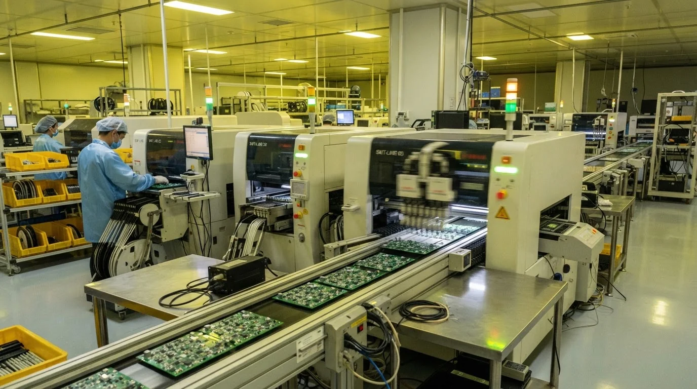 EMS-IOT Shenzhen manufacturing facility SMT production line